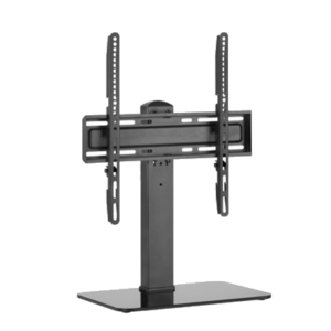 SUPPORTO X LCD/TV DA TAVOLO 32"/55" EQUIP 650611 NERO BASE VETRO-SUPP.FINO A 40KG -VESA: 400X400 EAN: 4015867227169
