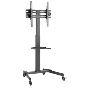 SUPPORTO X LCD/TV A CARRELLO 32"/55" EQUIP 650607 NERO SUPP.FINO A 50KG - VESA: 600X400 -EAN: 4015867222966