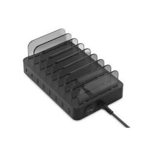 STAZIONE DI RICARICA USB PD 8P 75W CONCEPTRONIC OZUL02B -USCITA USB-C - PD 20 W * 2 (40 W) USCITA USB-A5 V/2,4 A MAX (35 W)