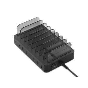 STAZIONE DI RICARICA USB PD 8P 75W CONCEPTRONIC OZUL02B -USCITA USB-C - PD 20 W * 2 (40 W) USCITA USB-A5 V/2,4 A MAX (35 W)