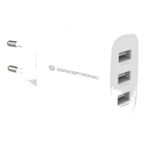 CARICATORE USB CONCEPTRONIC ALTHEA13W A 3 PORTE DA 30W - BIANCO FINO:31/03
