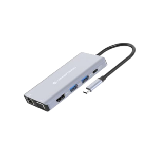 DOCKING STATION 10IN1 CONCEPTRONIC DONN20G USB 3.2 - HDMI, VGA, USB-A 3.0X3,SD,TF/MICROSD,AUDIO GBE LAN -USB PD DA 10 FINO:31/03