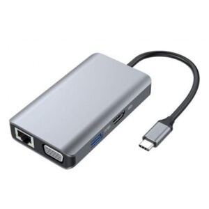 DOCKING STATION 7IN1 CONCEPTRONIC DONN21G USB 3.2 - HDMI, VGA, USB-A 3.0X3,SD,TF/MICROSD,AUDIO GBE LAN -USB PD DA 100 FINO:31/03
