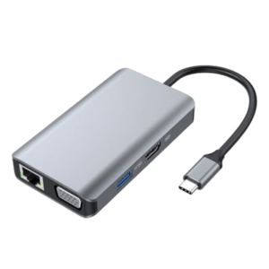 DOCKING STATION 7IN1 CONCEPTRONIC DONN21G USB 3.2 - HDMI, VGA, USB-A 3.0X3,SD,TF/MICROSD,AUDIO GBE LAN -USB PD DA 100 FINO:31/03