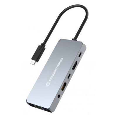 DOCKING STATION 6IN1 CONCEPTRONIC DONN22G USB4 - 40GBPS, 8K 60HZ HDMI, 2.5GBE LAN, USB-A 10GBPS, USB-C 10GBPS, 100W U FINO:31/03