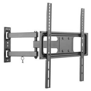 SUPPORTO X LCD/TV DA PARETE 32"/55" EQUIP 650341 NERO BASE VETRO-SUPP.FINO A 35KG -VESA: 400X400 EAN: 4015867225448