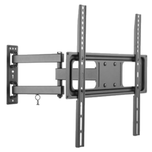 SUPPORTO X LCD/TV DA PARETE 32"/55" EQUIP 650341 NERO BASE VETRO-SUPP.FINO A 35KG -VESA: 400X400 EAN: 4015867225448