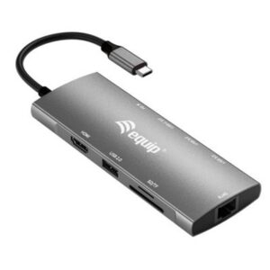 ADATTATORE MULTIFUNZIONE EQUIP 133490 USB-C 9 IN 1- EAN: 4015867233818 FINO:31/03