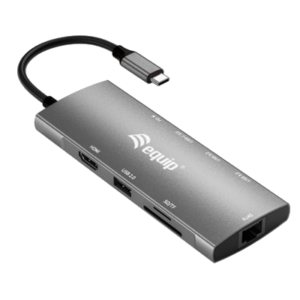ADATTATORE MULTIFUNZIONE EQUIP 133490 USB-C 9 IN 1- EAN: 4015867233818 FINO:31/03