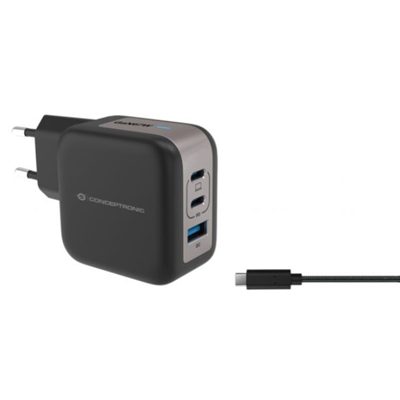 CARICATORE PD USB GAN CONCEPTRONIC ALTHEA17B NERO A 3P DA 67W FINO:31/03