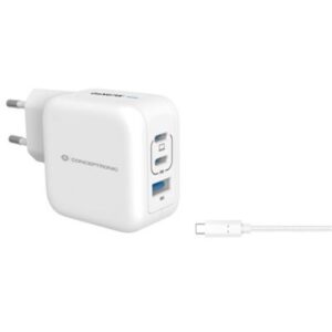 CARICATORE PD USB GAN CONCEPTRONIC ALTHEA17W BIANCO A 3P DA 67W FINO:31/03