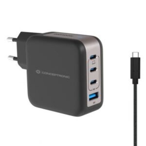CARICATORE PD USB GAN CONCEPTRONIC ALTHEA18B NERO A 4P DA 100W FINO:31/03