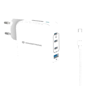 CARICATORE PD USB GAN CONCEPTRONIC ALTHEA18W BIANCO A 4P DA 100W FINO:31/03