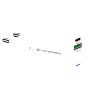 CARICATORE USB PD GAN DA 20 W CONCEPTRONIC ALTHEA15W CON 1P USB-C E 1P USB-A- BIANCO