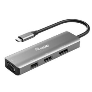 ADATTATORE EQUIP 133485 DA USB-C A HDMI/DISPLAYPORT/VGA/USB - EAN: 4015867227640