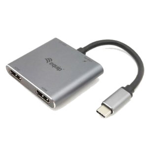 ADATTATORE DOPPIO HDMI USC-C 4 IN 1 EQUIP 133484 SUPP.RISOL.HDMI FINO 4K-2P HDMI 1P USB3.0 - EAN: 4015867225684