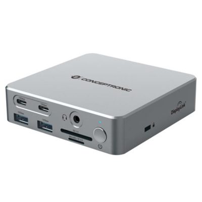 DOCKING STATION 15IN1 CONCEPTRONIC DONN25G DISPLAYLINK USB 3.2 GEN 2 -USB-A 5 GPBS X2-USB-A10 GBPS X2-USB-C 10 GBPS X FINO:31/03