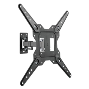 STAFFA X LCD/TV A MURO EQUIP 650412 X TV DA 23"-55"-SUPP.FINO A 30KG-GIREVOLE ED INCLINABILE - EAN: 4015867238417