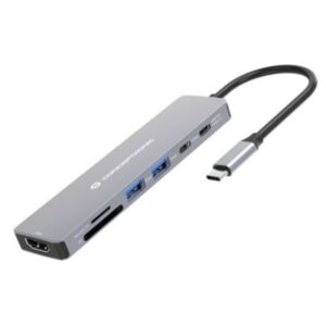 DOCKING STATION 7IN1 CONCEPTRONIC DONN28G USB3.2 GEN1 HDMI/USB-C PD/USB-A 5 GBPS/USB-C 5 GBPS/SD/TF -USB PD DA 100 W
