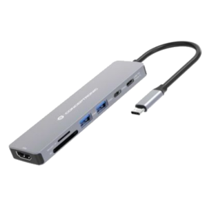 DOCKING STATION 7IN1 CONCEPTRONIC DONN28G USB3.2 GEN1 HDMI/USB-C PD/USB-A 5 GBPS/USB-C 5 GBPS/SD/TF -USB PD DA 100 W