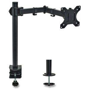 SUPPORTO A BRACCIO PER MONITOR 13"-32" OVERMUST FOVMMS17867 VESA: 75X75 - 100X100 ALTEZZA REG. - CARICO MAX 10KG NERO FINO:30/04