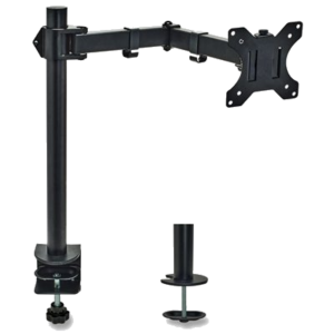 SUPPORTO A BRACCIO PER MONITOR 13"-32" OVERMUST FOVMMS17867 VESA: 75X75 - 100X100 ALTEZZA REG. - CARICO MAX 10KG NERO FINO:30/04