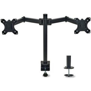 SUPPORTO A BRACCIO DOPPIO PER MONITOR 13"-32" OVERMUST FOVMMS17868 VESA: 75X75 - 100X100 ALTEZZA REG. - CARICO MAX 10KGX2 NERO