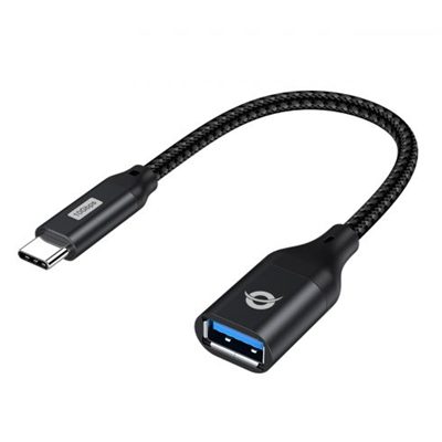 ADATTATORE USB 3.2 GEN 2 A USB-A OTG CONCEPTRONIC ABBY18B VELOCITÀ DI TRASF.FINO A 10GB/S- 3A FINO:31/03