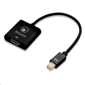 ADATTATORE DISPLAYPORT MINI DP-HDMI ATLANTIS A04-MINIDP_HDMI SU CAVO 17CM RISOL.1920X1080@60HZ