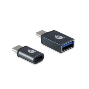 KIT ADATTATORE DA USB-C A USB-A 3.0 + ADATTATORE DA USB-C A MICRO USB CONCEPTRONIC DONN04G FUNZIONE OTG FINO:31/03