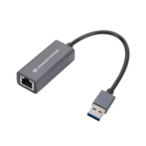 ADATTATORE DI RETE USB GIGABIT 3.0 CONCEPTRONIC ABBY08G FUNZIONE WAKE-ON-LAN INTEGRATA, SUPPORTA NINTENDO SWITCH