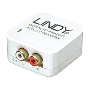 CONVERTITORE AUDIO SPDIF DIGITALE - ANALOGICO RCA LINDY 70408 - EAN: 4002888704083