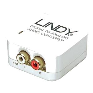 CONVERTITORE AUDIO SPDIF DIGITALE - ANALOGICO RCA LINDY 70408 - EAN: 4002888704083