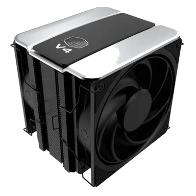 DISS A ARIA COOLER MASTER MAZ-T2HP-217PK-R1 V4 ALPHA 3DHP NERO LGA1851-1700-1200-1151-1150-1155 AM5-AM4 2XFAN 3DHP 133X114X161MM