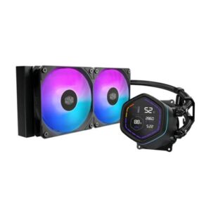 DISS LIQUIDO COOLER MASTER MLX-D24M-A18PA-RD ML CORE NEX DIGITAL 240 NERO ARGB LGA1851-1700-1200 AM5-AM4 2XFAN 277X119,6X27,2MM