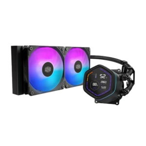 DISS LIQUIDO COOLER MASTER MLX-D24M-A18PA-RD ML CORE NEX DIGITAL 240 NERO ARGB LGA1851-1700-1200 AM5-AM4 2XFAN 277X119,6X27,2MM