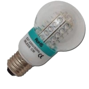 LAMPADA A LED NILOX 26NXLL2736001 E27- 36 LED - 1,9W - CLASSE A - COLORE LUCE BIANCA FREDDA