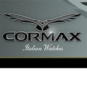 OROLOGIO CORMAX CX-QW9911DN-B INDIC.GIORNO/NOTTE - QUADRANTE NERO CON CRISTALLI - CINTURINO IN PELLE NERO