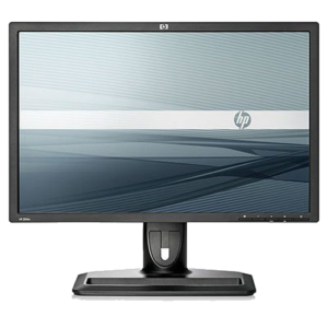 Monitor HP ZR24W 24  FullHD VGA DVI Display Port USB Black   Grado A   Incluso cavo VGA e di alimentazione